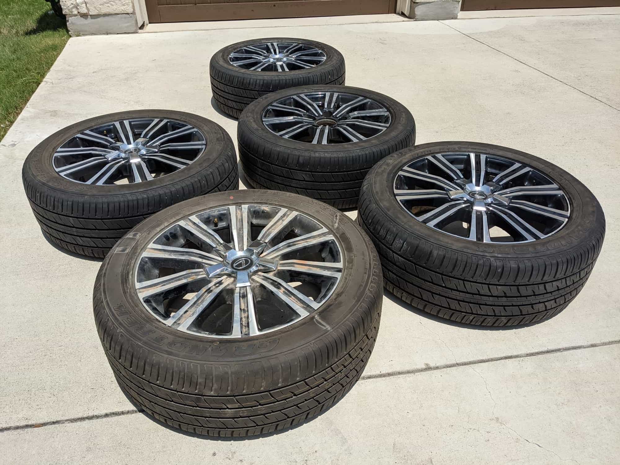 Wheels and Tires/Axles - Lx570 21" OEM wheels and tires - Used - 2016 to 2021 Lexus LX570 - Round Rock, TX 78665, United States