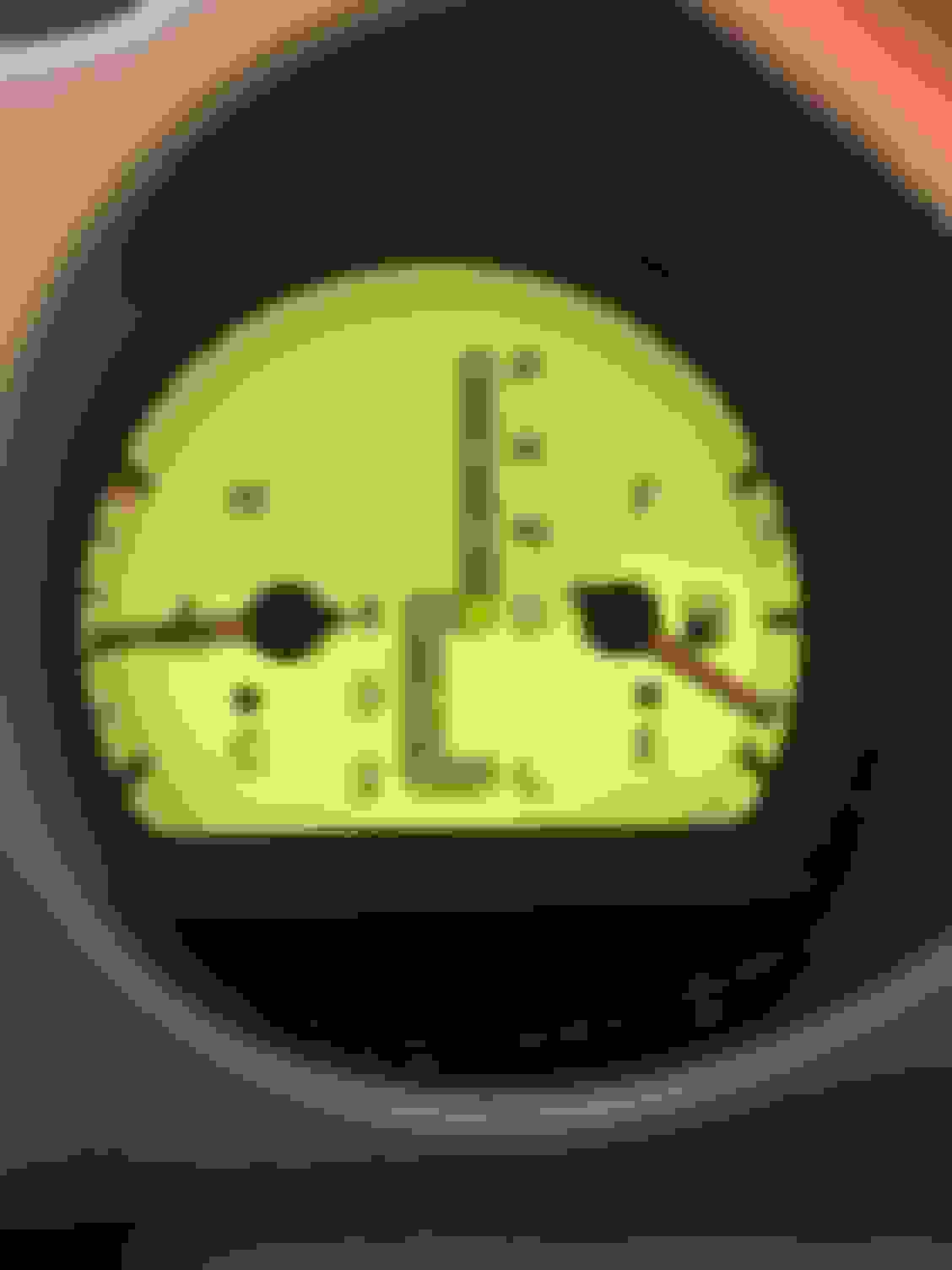 Pic of my temp gauge. Is this where the needle is suppose to sit