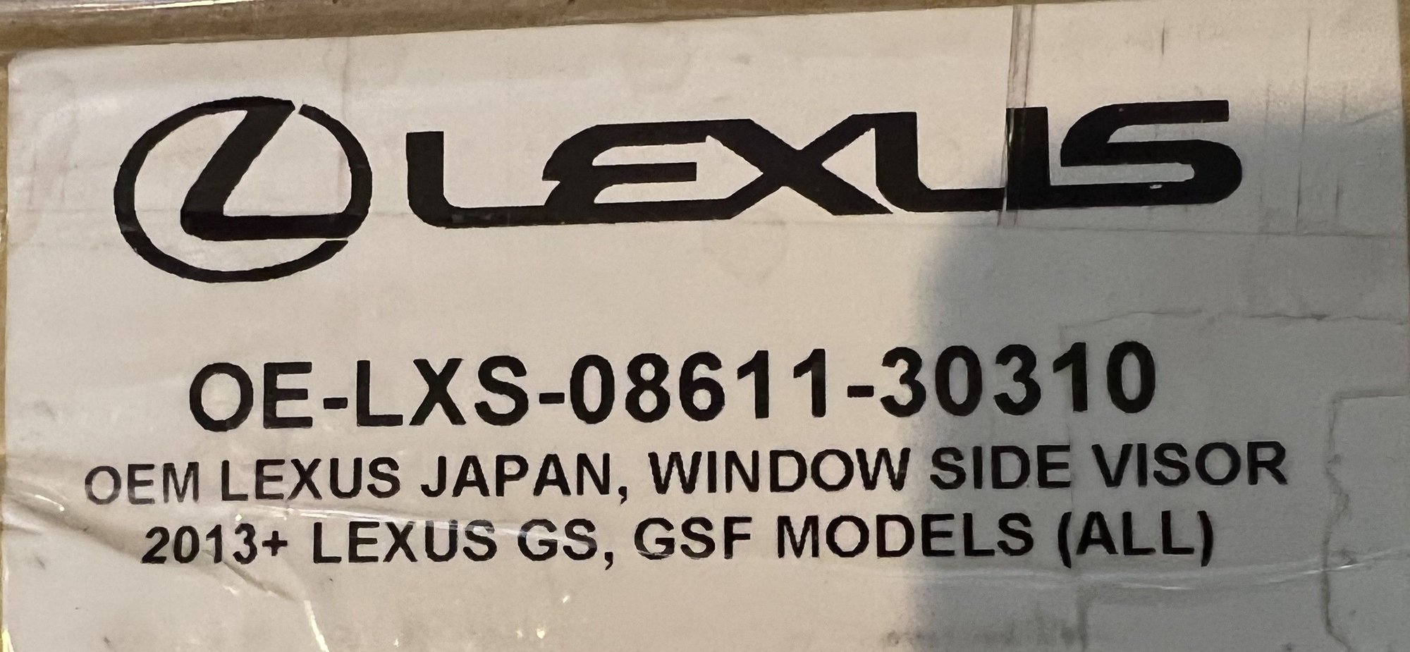 Exterior Body Parts - 2013+ Lexus GS/GS F JDM Window Visors, has PPF and chrome delete since new. - Used - 2013 to 2023 Lexus GS350 - 2013 to 2023 Lexus GS450h - 2013 to 2023 Lexus GS F - Alexandria, VA 22206, United States