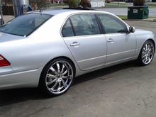 My 2004 Lexus LS430 On 22" Wheels. (2015)