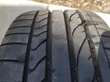 Tire #1; Tread depth 7/32nds