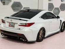 Lexus Rcf rear apron spats.