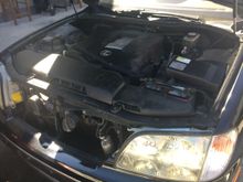 No way a 16k mil engine would look like that. IMHO this is a flood car.