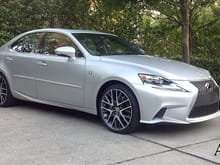 2015 IS350 F Sport with 19" RC350 F Sport Wheels - sweet and easy upgrade.