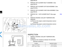 Some general  info on how to get to the sensor on a regular 2GR-FE V6. 