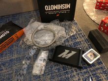 Mishimoto universal 25 row oil cooler with thermostat