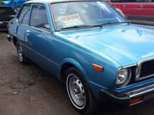 Before of the GTS TWIN CAR was this 1978 Corolla. Still love this car. Miss U