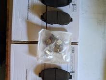 front pads with rotor in the box
