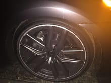 Right side rims (curbed while pinned in lane)