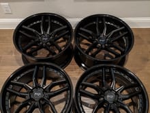 All wheels ceramic coated with gtechniq