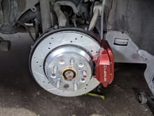 New brakes all around on the LS.  ceramic pads, brembo rotors.