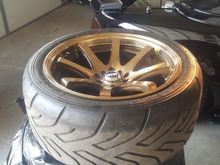 New STR Wheels 17 x 9 et22 with Yokohama Advan Ao48 tires. Very sticky