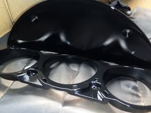 Gauge cluster painted glossy black and i used a 2K Clear Coat to make it super gloss