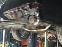 21 Custom Exhaust

Got it all custom built to my specifications, helped design it and tried to learn to weld but i left it to my buddy (the expert)