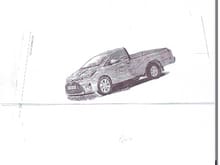Your thought of the Yaris pickup I morphed together?