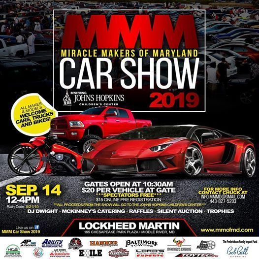 "miracle makers of maryland car show" sep 14th ClubLexus Lexus