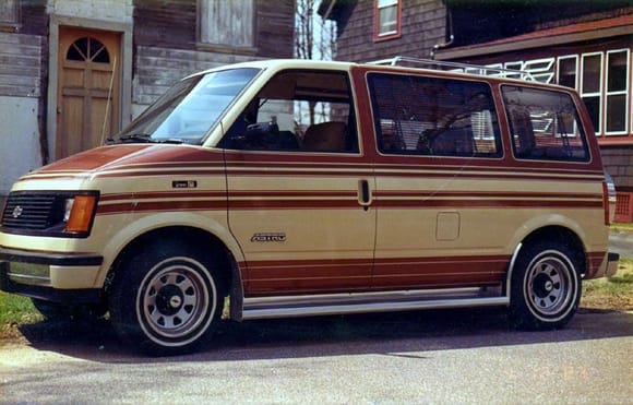 As I got older, and then my little brother came along, they needed a new vehicle.  The Renault threw a rod, and was thousands to fix, and the Nissan was totaled in an accident that nearly killed my dad.  Our 1986 Chevy Astro CS was just like this, but it was dark brown metallic with a single gold pinstripe.  The single most reliable vehicle we ever owned, we put 286,000 miles on this van from 1988 to 1998.  We drove it from VA to AK in 1992, and had many memories over the years.