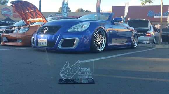 From VIP Fest in San Diego after Sema. Got a staff choice award. Kinda cool.