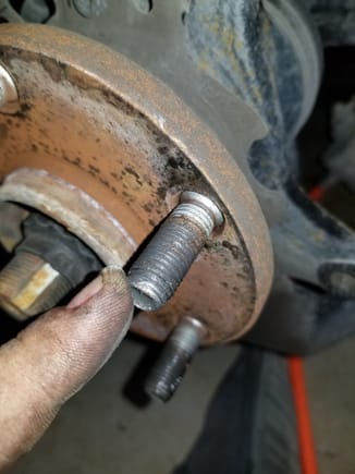 If you have any lug studs (one of mine was bad), replace it now.  Its $3 at any auto parts store.  Don't be a cheap-a$$.