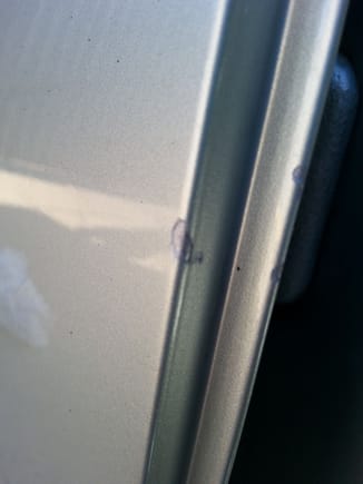 Lrading edge of rear door after application of rust encapsulant...

Will apply sandable primer as next step.