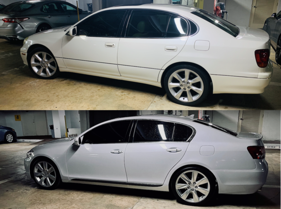 Comparison with my old GS300 with RX350 19"s.  You can see what style I like.