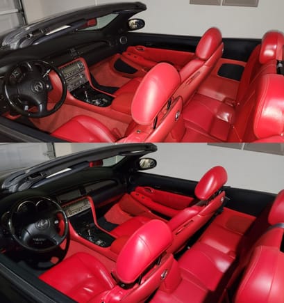 I love the black and read contrast. I am going to get black window switches and center console.
