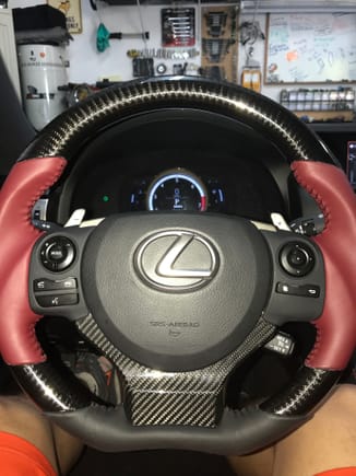 Thank you josh for the steering wheel I absolutely love it feels like it should have been from the factory, and added the carbon piece over the silver