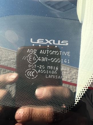 Lexia OEM new windshield 