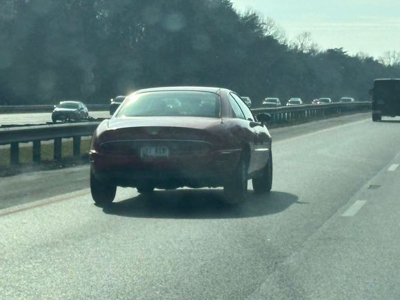 I haven’t seen this one in a while and if you didn’t know what it was the owner put it on the license plate.