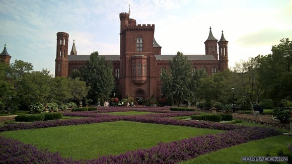 The Castle -Visitor starting point- at the Smithsonian.