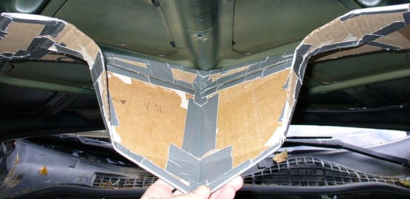 ^ One more, showing how the flaps will line up with the under-hood bracing.