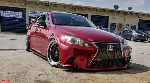 Lexus 2IS with the NIA 3IS Conversion with the NIA Splitter and NIA Sides!! @is250_rl