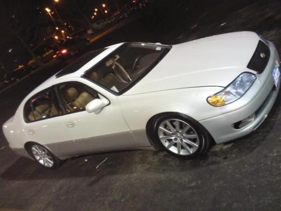 How my Gs looked when first got it loved it sittin on 08 Gs wheels and no tint