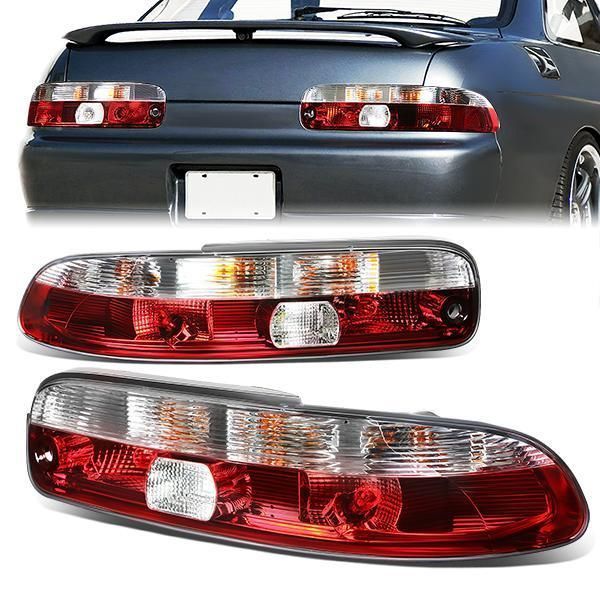 1/2 Red 1/2 Clear Tail Lights (aka Candy Cane Tail Lights) ClubLexus