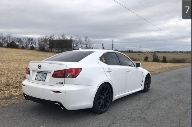 2009 Lexus IS F - 2009 lexus isf w/ emissions issues - Used - VIN JTHBP262995005818 - 168,000 Miles - 8 cyl - 2WD - Automatic - Sedan - White - San Diego, CA 92116, United States
