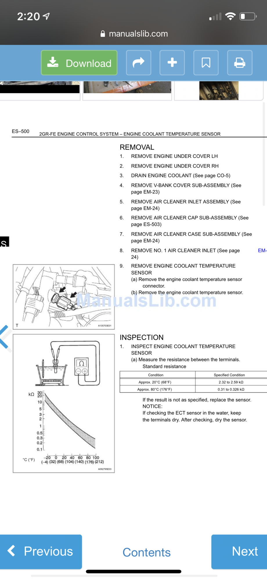 P0116 Engine Coolant Temp Sensor 1 Circuit Range/Performance