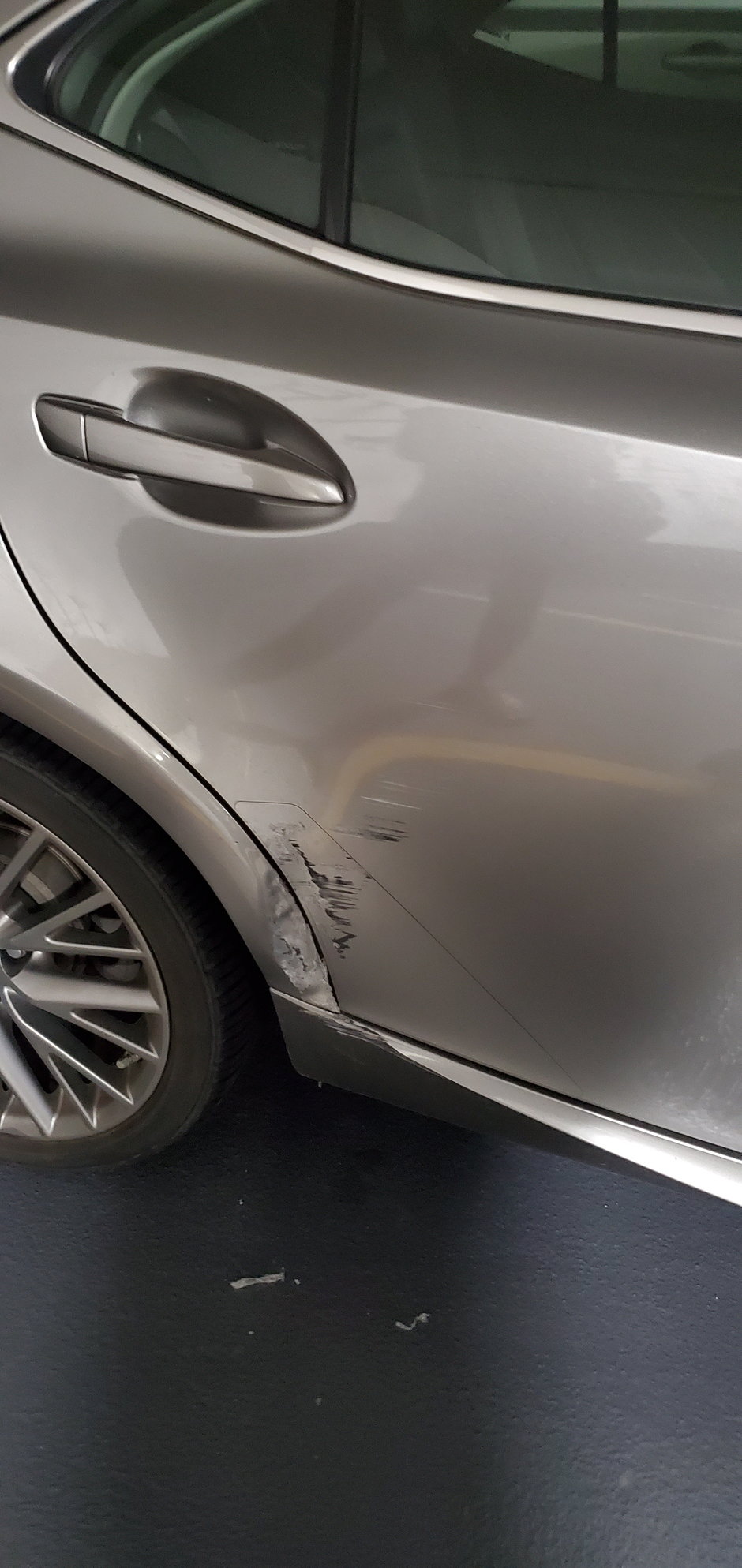 Cost to fix this dent and scratch? - ClubLexus - Lexus Forum