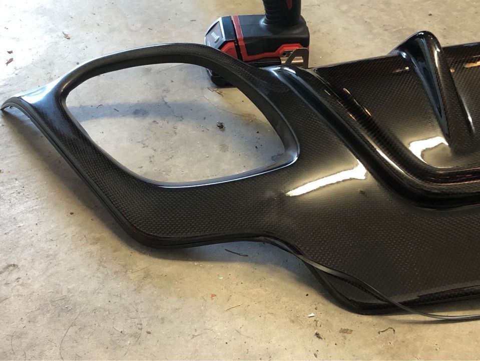 Exterior Body Parts - TOM'S V1 CF Rear Diffuser for IS F for sale - Used - 2008 to 2014 Lexus IS F - Chula Vista, CA 91911, United States