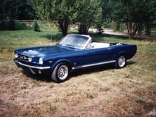 1966 convert that I won from Mustang Monthly in 1995. 4 wheel disc, EFI 5L, AOD trans.