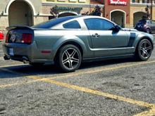 Shopping with mustang