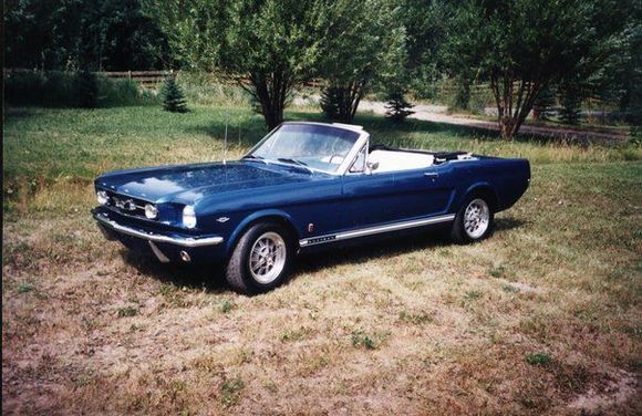 1966 convert that I won from Mustang Monthly in 1995. 4 wheel disc, EFI 5L, AOD trans.