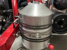 Drysump oil tank installed.