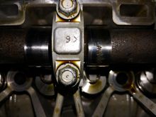 Damaged intake lobe peak