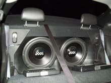2 RE XXX 15s with rockford mini amps
