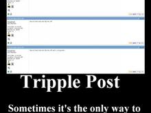 tripple post 1