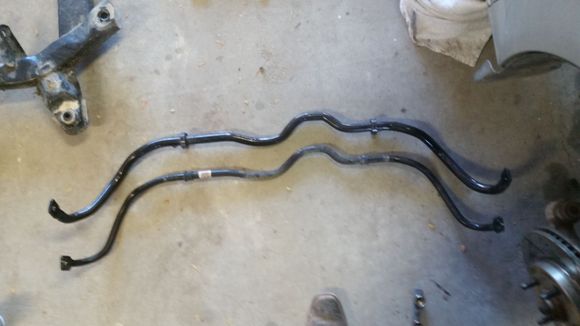 Sway bar comparison