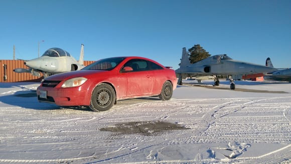Dirty car but was at the military base where they film canadas worst driver and couldn't resist the photo opportunity