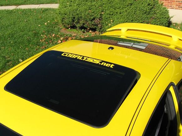 sunroof decal