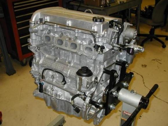 engine   left rear