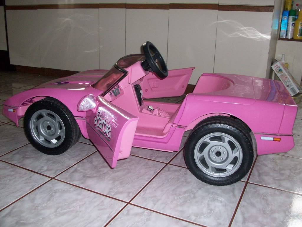 barbie corvette power wheels 1990 battery